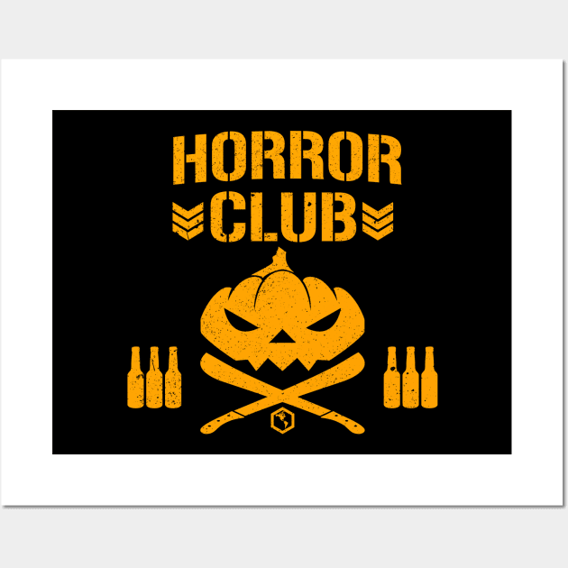 Horror Club - Pumpkin Wall Art by BrianIU